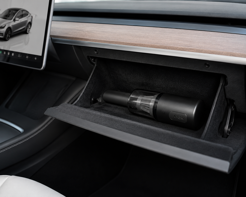 Portable Car Vacuum Cleaner — Wireless, USB Charging, Strong Suction