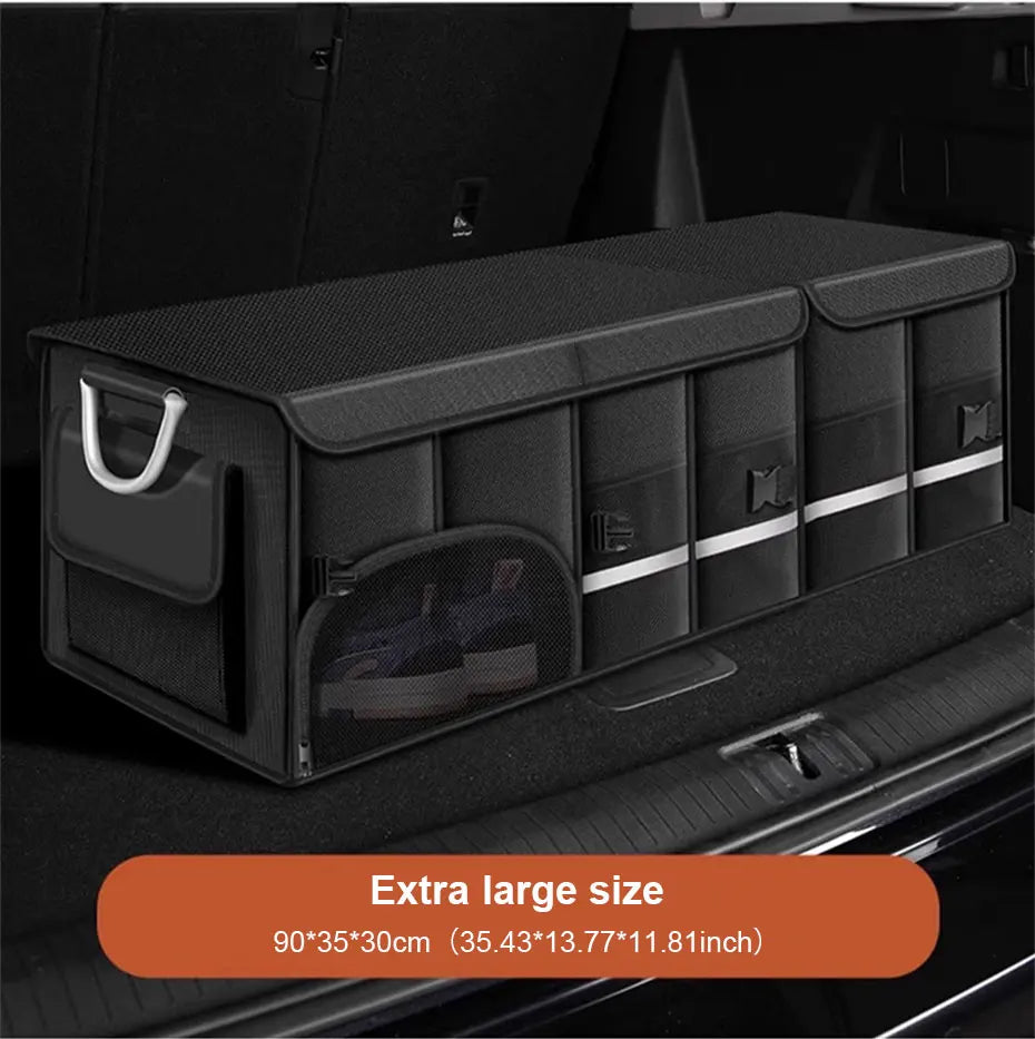 Foldable Car Trunk Organizer — Large Capacity, Waterproof, 3 Sizes