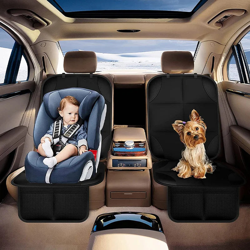 Car Seat Back Protector for Kids — Anti-Slip, Waterproof, Universal Fit