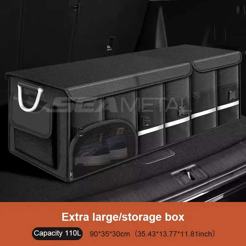 Foldable Car Trunk Organizer — Large Capacity, Waterproof, 3 Sizes