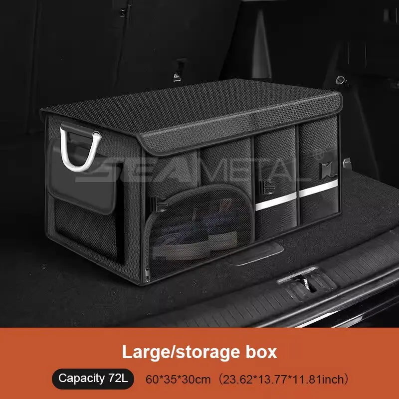 Foldable Car Trunk Organizer — Large Capacity, Waterproof, 3 Sizes