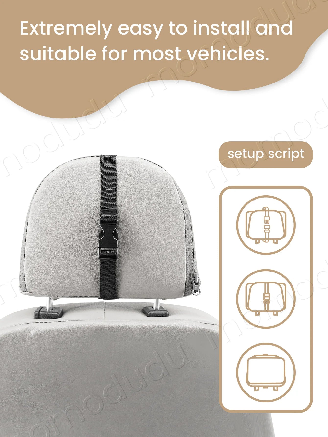 Baby Backseat Mirror — Wide Angle, Anti-Shake, Shatterproof