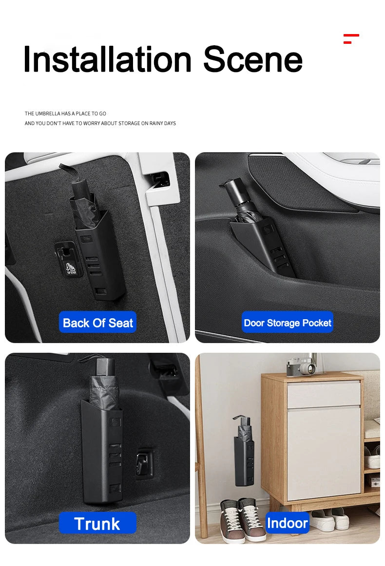 Car Umbrella Holder — Waterproof, Space-Saving, Universal Fit