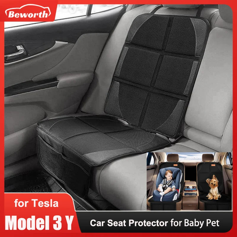 Car Seat Back Protector for Kids — Anti-Slip, Waterproof, Universal Fit
