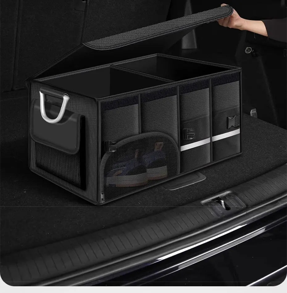 Foldable Car Trunk Organizer — Large Capacity, Waterproof, 3 Sizes