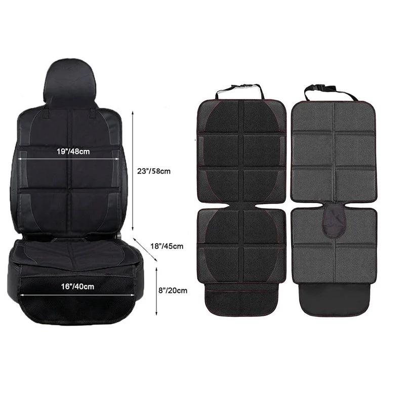 Car Seat Back Protector for Kids — Anti-Slip, Waterproof, Universal Fit