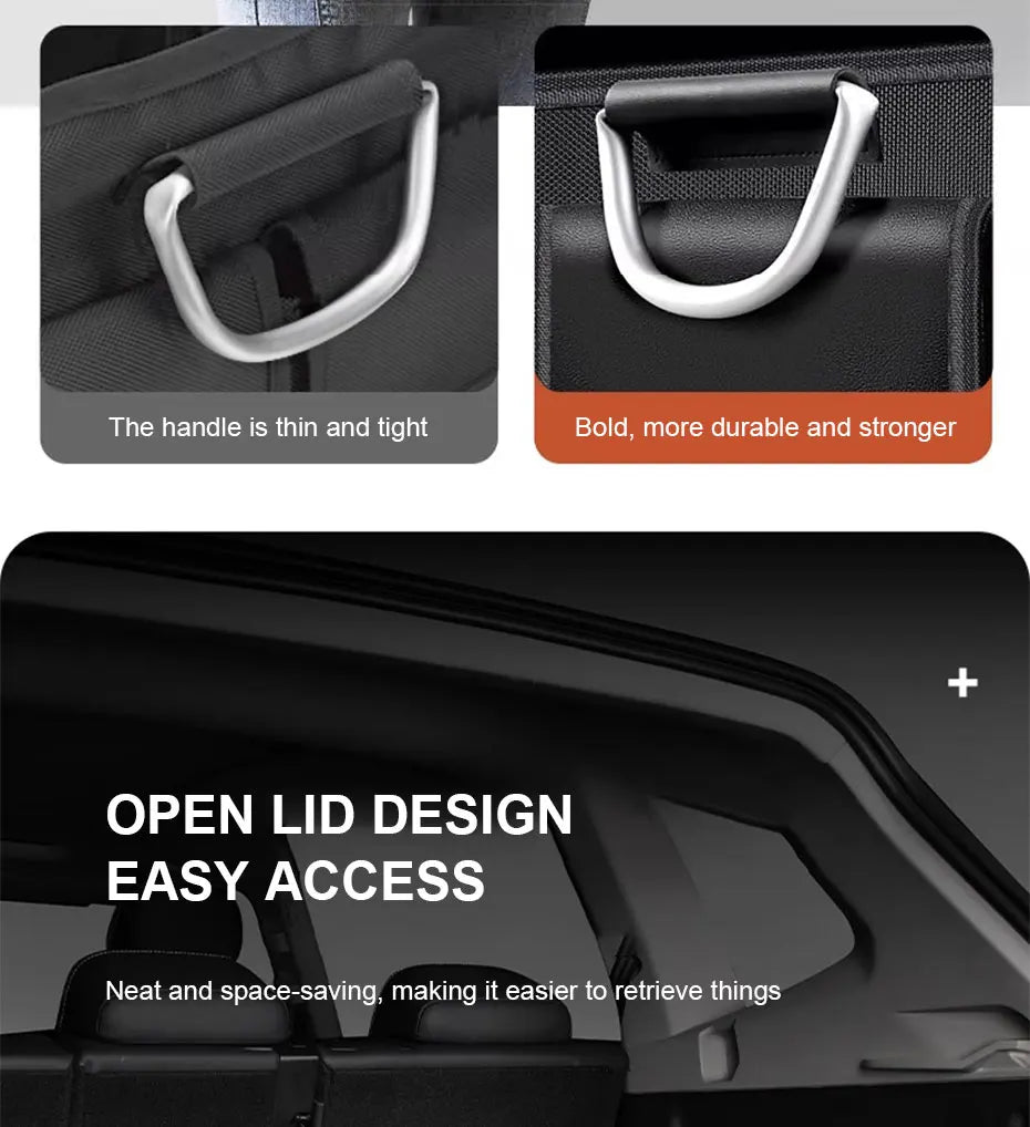 Foldable Car Trunk Organizer — Large Capacity, Waterproof, 3 Sizes